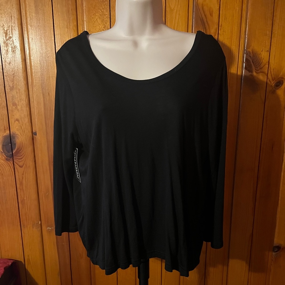 NWT Black Long Sleeve Top by Philanthropy